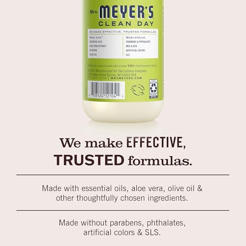 Mrs. MEYER'S Lemon Verbena / 12.5 Fl Oz (Pack of 1) / No Color Hand Wash