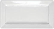 HUBERT Platter Rectangular White Melamine -19 1/2 L x 10 3/4 W x 2" H