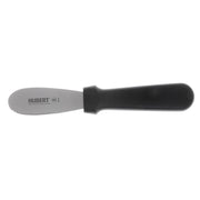 Serrated Sandwich Spreader Stainless Steel with Black Polypropylene Handle - 3 1/4" L Blade by HUBERT – Stainless Steel, Silver, Model GS-1050985SAKBK