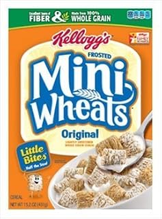 Kellogg's Frosted Mini Wheats, Little Bites, Original, 15.2oz Box (Pack of 2)