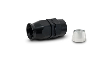 Straight High Flow Hose End Fitting for PTFE Lined Flex Hose -16AN () by Vibrant – Stock, Aluminum, Model 28016