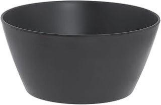 Serving Bowl, Black Melamine- 9 3/8"Dia x 4 1/4"D