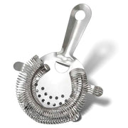 Winco 1 / Stainless Steel / Round, Wire Mesh, Reinforced Rim Bar Strainers