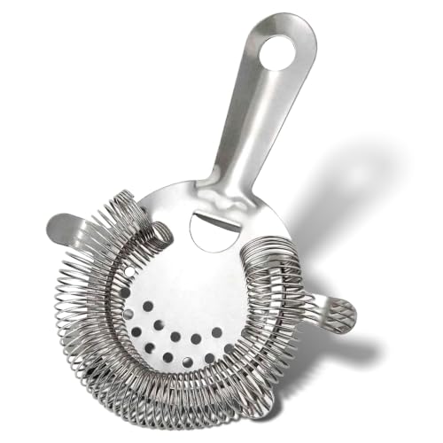 Winco 1 / Stainless Steel / Round, Wire Mesh, Reinforced Rim Bar Strainers