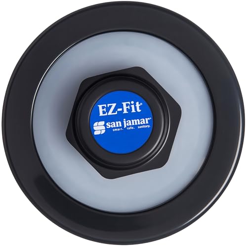 San Jamar 18 in / Standard Gasket / Black Food Dispensers