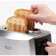 Betty Crocker Stainless Steel/Black / 2 - Slice / Modern Toasters