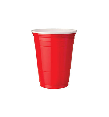 Dart P16R 16 oz Coex Str Wall PS Party Cup Red (Case of 1000)