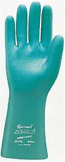 Ansell Healthcare 105545 Sol-Vex Nitrile Solvent Resistant Glove, Size 10 (Pack of 144)