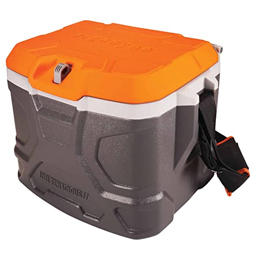 Ergodyne 17-Quart / Orange and Gray / Industrial Hard Sided Cooler - 17 qt Coolers