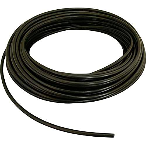 100' Roll Polyethylene Tubing 1/4" I.D. x 3/8" O.D. by Apache – 15"L x 3"W x 15"H, Low Density Polyethylene (LDPE), Black, Model 15018887