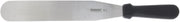 HUBERT Spatula Stainless Steel with Black Polypropylene Handle - 8"L Blade