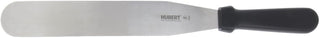 HUBERT Spatula Stainless Steel with Black Polypropylene Handle - 8"L Blade