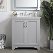 Elegant Decor 30" - Single / Grey / Traditional Wheel Care