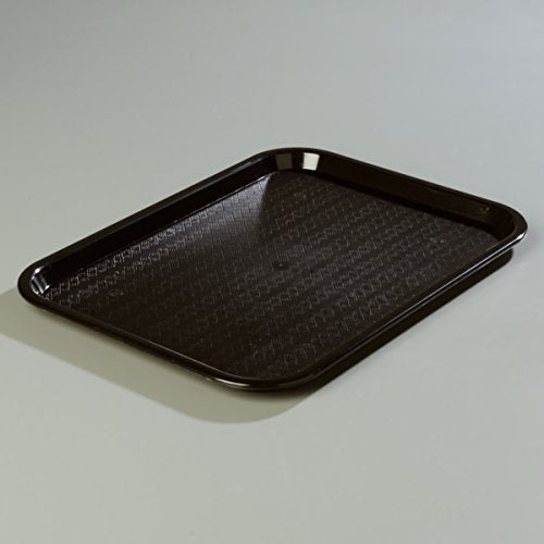 Carlisle FoodService Products Negro / 12 / 0.7" x 0.5" x 0.3" (Pack of 12) Serving Trays
