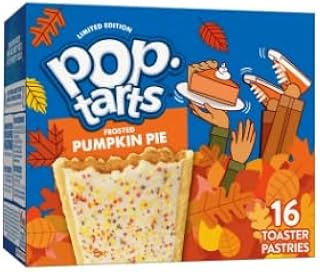 Pop-Tarts Pop Tarts Frosted Pumpkin Pie, Limited Edition 16 Toaster Pastries