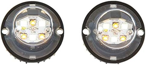 Buyers Products 8891227 LED Bolt-On 25 Ft Hideaway Strobe Light, Work Trucks, Headlight and Tail Light Flasher Kit, 19 Adjustable Flash Patterns for Utility Trucks, 6 LED, Amber