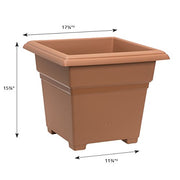 Garden Kit by EarthBox – 18 inches (L) x 18 inches (W) x 15 inches (H), 14.96 gallons, Earthenware, Terracotta, Model 81755