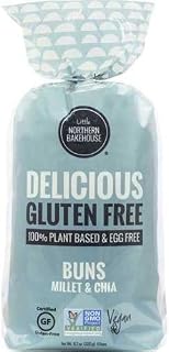 Little Northern Bakehouse Millet and Chia Gluten Free Hamburger Bun, 11 Ounce -- 6 per case.