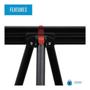 MasterVision Silver / Heavy-Duty / 1 Easels
