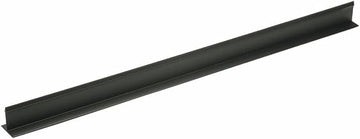 Shelf Divider T Shape Black Plastic - 30" L x 2" H