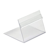 Clear Plastic Easel - 1" H x 2" L by HUBERT – Plastic, Clear, Pack of 12, Model 109041