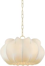 Mitzi H916701S-AGB Keilah - 1 Light Pendant - 15.25 Inches Tall and 23.5 Inches Wide - Aged Brass