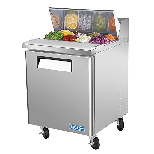 Turbo Air (1) Door (8) Pan / 7 cubic_feet / Silver Refrigerators