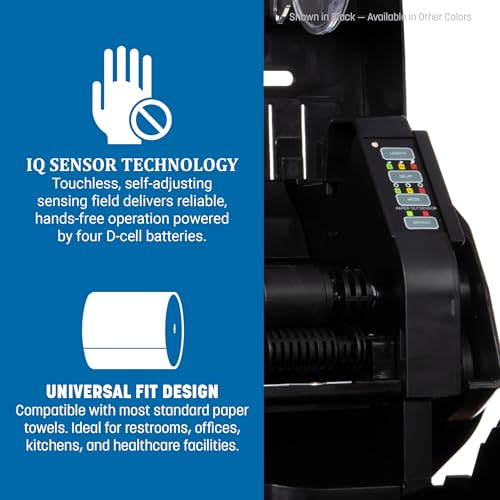 San Jamar Hybrid / Black/Silver / 16.5" x 13" x 9.25" Commercial Paper Hand Towel Dispensers