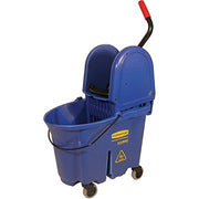 Rubbermaid Commercial Products Blue / 35 Qt / Mop Bucket&Wringer Buckets