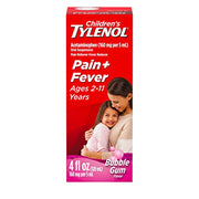 Tylenol Bubblegum / 4 Ounce / 2 Cold & Flu Relief