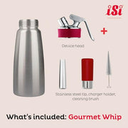 iSi North America 1 Pint / Red / Gourmet Whipper Cream Chargers & Whippers