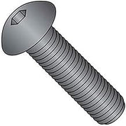 Holo-Krome 64004, 4-40x3/8 Button Socket Cap Screw, Steel, Black Oxide, UNC, 100/Pk