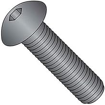 Holo-Krome 64004, 4-40x3/8 Button Socket Cap Screw, Steel, Black Oxide, UNC, 100/Pk