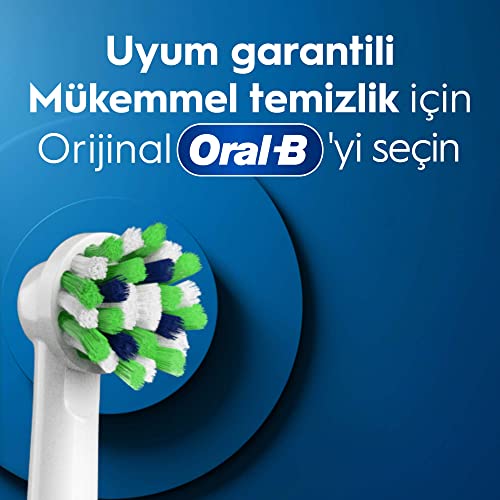 Oral-B Black Colour / 4 Count (Pack of 1) / Cross Action Pack of 4 Toothbrush Replacement Heads