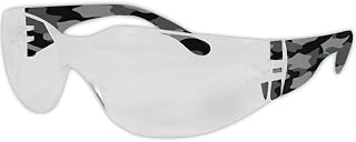 MAGID Y10652C Gemstone Myst Y10 Colored-Temple Safety Glasses, Standard, black/Gray Camo