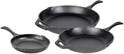 Lodge Chef Collection 3pc Set (8”, 10", & 12" Skillet)