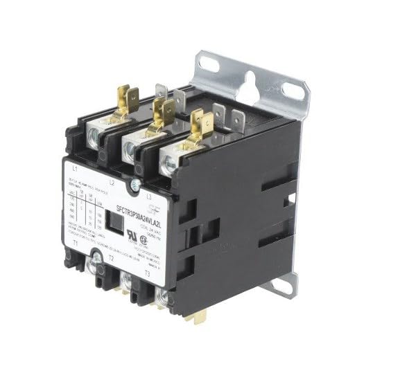 SFCTR3P30A24VLA2L - Upgraded Replacement 3-Pole 30A 24VAC Contactor A2L Lug Compatible with by Trane – Model SFCTR3P30A24VLA2L_ver2
