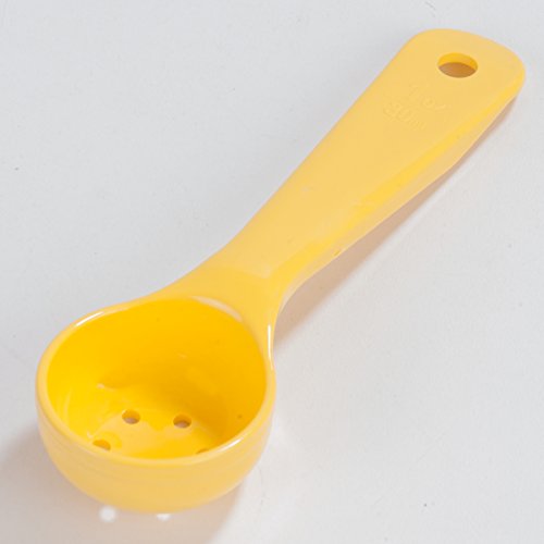 Carlisle FoodService Products 1 oz (Pack of 12) / Amarillo / Short Handle (Pack of 1) Dessert Spoons