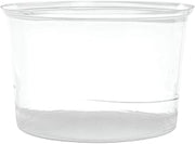 HUBERT Beverage Display Tub Liner Clear Plastic - 13"Dia x 8 1/2"D