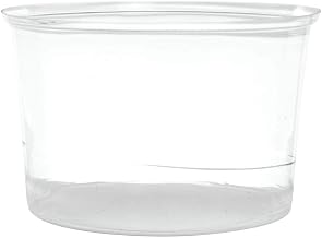 HUBERT Beverage Display Tub Liner Clear Plastic - 13"Dia x 8 1/2"D