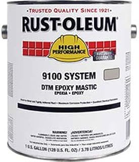 Rust-Oleum 9100 System <340 Voc Dtm Epoxy Mastic, White Gallon Can - Lot of 2
