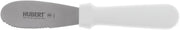 HUBERT Serrated Sandwich Spreader Stainless Steel with White Polypropylene Handle - 3 1/4" L Blade