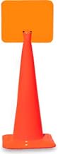 SNAP-ON Signs for Traffic Cones - 14INWX10INH - Blank