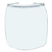 Germ Guard Visor Face Shield w/Poly Headband - 9" x 9" by San Jamar / CFS Brands – 1 Count (Pack of 1), Plastic, Clear, Model GG10001