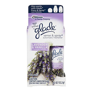 Sense & Spray Refill by Glade – 0.05 Ounce (Pack of 8), Purple, Pack of 8