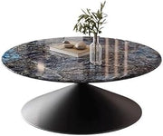 Coffee Table Hotel Living Room Home Round Natural Luxury Stone Coffee Table Mesa para Centro De Sala