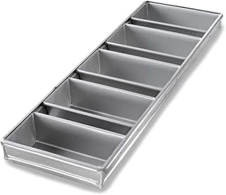 Chicago Metallic Bread Pan Set, 5-pan, 8-5/32" x 25-3/4" x 2-1/4" overall
