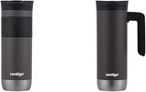 Contigo Byron Vacuum-Insulated Stainless Steel Travel Mug with Leak-Proof Lid & Superior 2.0 Stainless Steel Travel Mug with Handle and Leak-Proof Lid