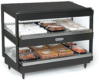 Nemco SLANTED, DUAL SHELF, 30", BLACK Model 6480-30S-B