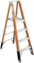 Werner 4 ft. Fiberglass Platform Step Ladder (10 ft. Reach Height) with 375 lb. Load Capacity Type IAA Duty Rating P7404